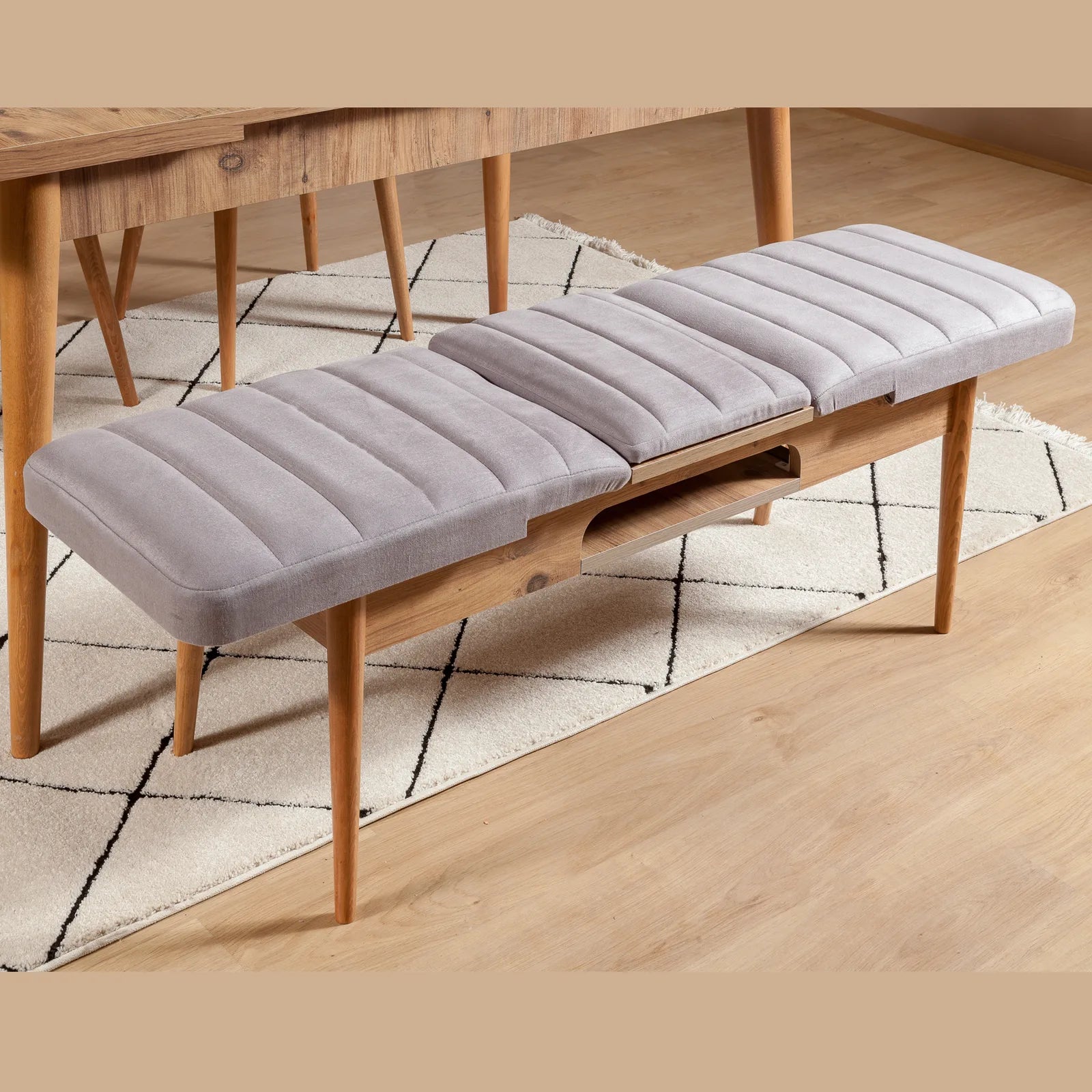 Sembol Bench Atlantik Soho Gri görsel 4