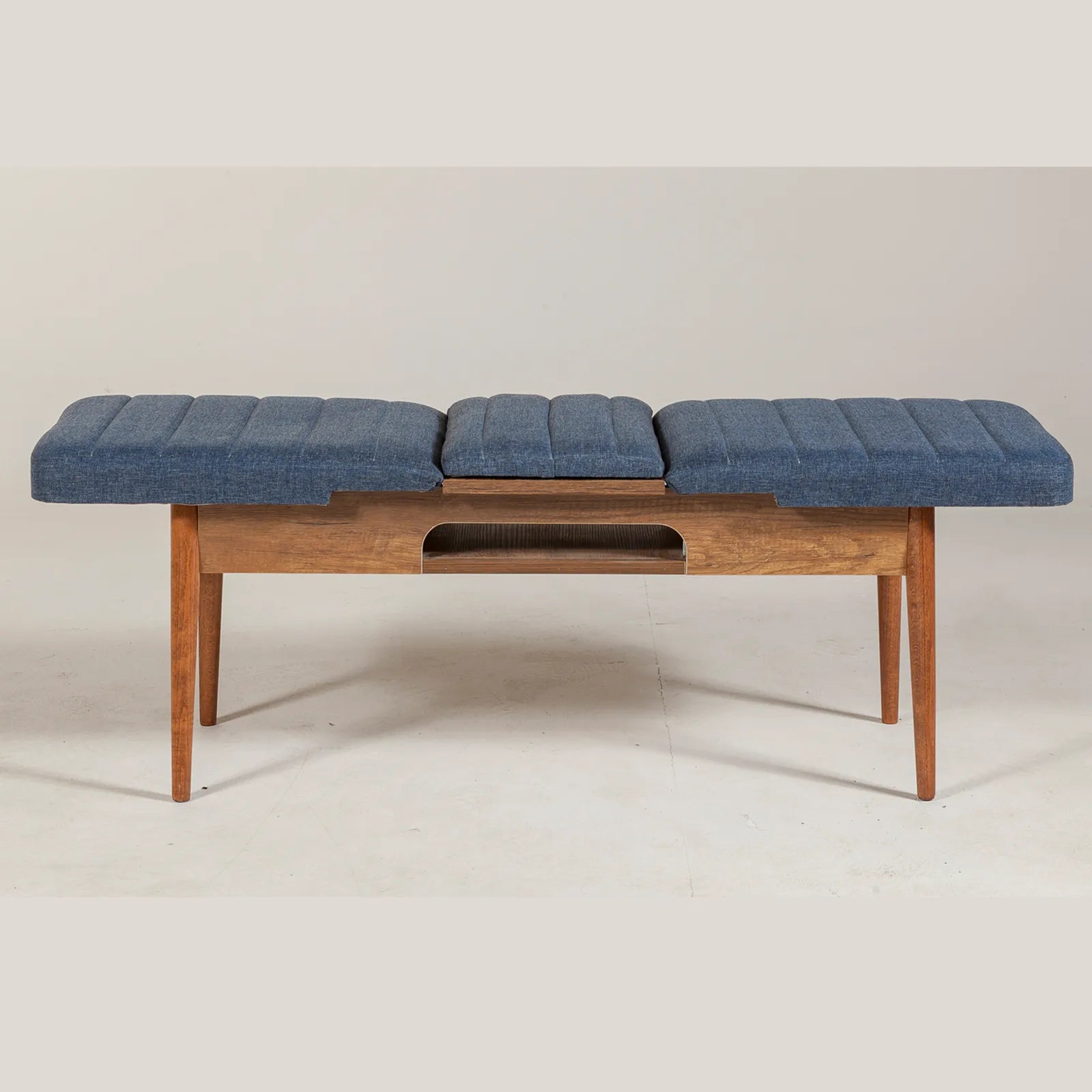 Sembol Bench Ceviz Lacivert görsel 3