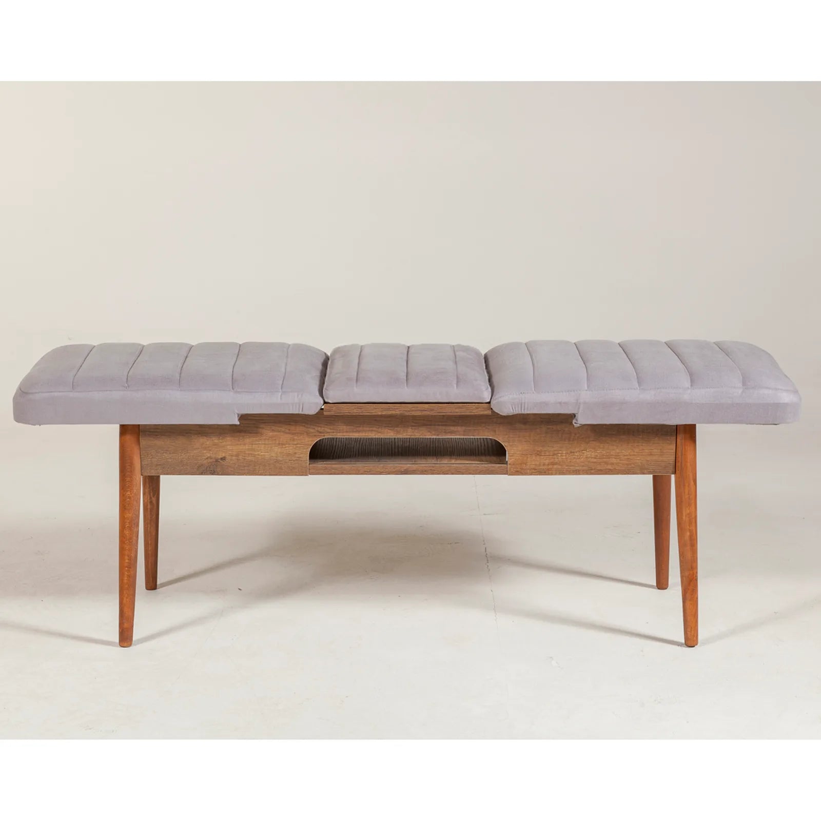 Sembol Bench Ceviz Soho Gri görsel 4