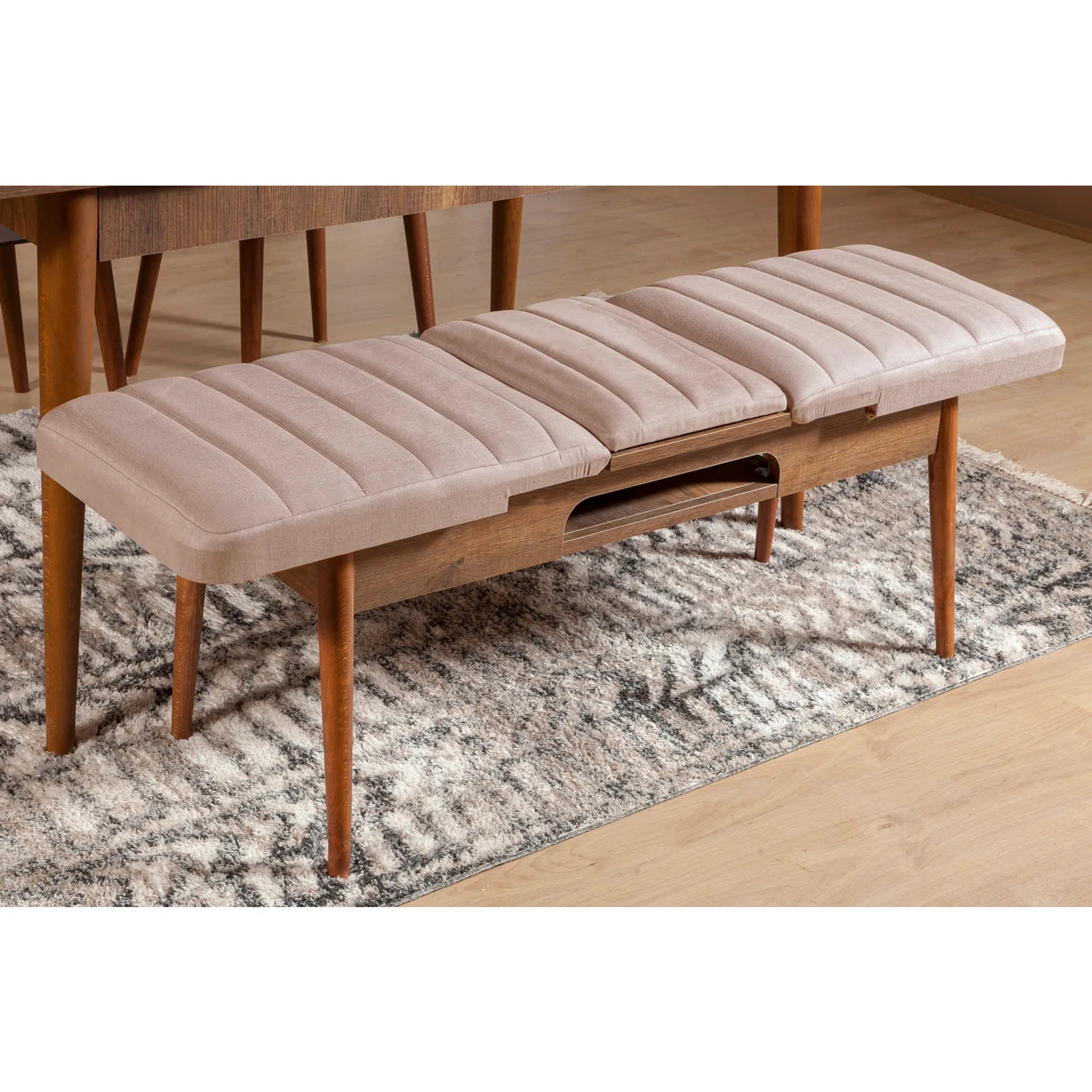 Sembol Bench Ceviz Taş görsel 3