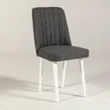 Sembol Sandalye Beyaz Antrasit