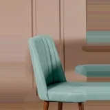 Sembol Sandalye Ceviz Fıstık Yeşili